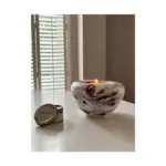 Glazen urn - Elan-line tealight 0.5 Ivory wit - 0,50 Liter