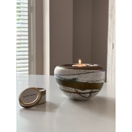 Glazen urn - Elan-line tealight 0.5 Terra oranje - 0,50 Liter Glazen urn - Elan-line tealight 0.5 Terra oranje - 0,50 Liter