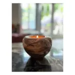 Glazen urn - Elan-line Tealight marble earth - 0,50 Liter