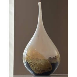 Glazen urn - Elegance-line big drop special goud - 1,70 Liter Glazen urn - Elegance-line big drop special goud - 1,70 Liter