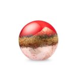Glazen urn - Elegance-line red sunset rood - 1,50 Liter