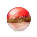 Glazen urn - Elegance-line red Sunset rood - 4 Liter