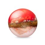 Glazen urn - Elegance-line red Sunset rood - 4 Liter