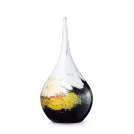 Glazen urn - Elegance-line small drop goud - 0,06 Liter Glazen urn - Elegance-line small drop goud - 0,06 Liter