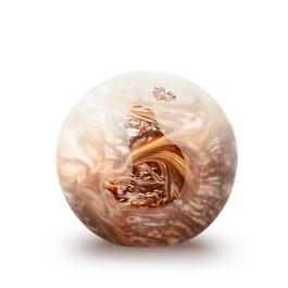 Glazen urn - Frosted Marble earth 0.5 Kat zittend en hartje - 0,50 Liter Glazen urn - Frosted Marble earth 0.5 Kat zittend en hartje - 0,50 Liter