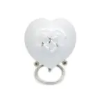 Glazen urn - Frosted pebble infinity transparant - 0,02 Liter