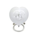 Glazen urn - Frosted pebble infinity transparant - 0,02 Liter