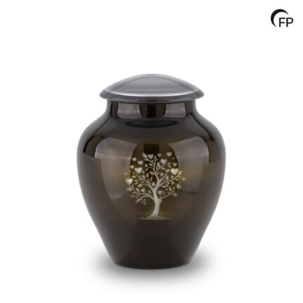 Glazen urn - groen - 3 Liter