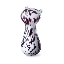 Glazen urn - Kat black-white - 0,20 Liter Glazen urn - Kat black-white - 0,20 Liter