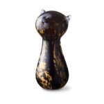 Glazen urn - Kat noga brown - 0,20 Liter