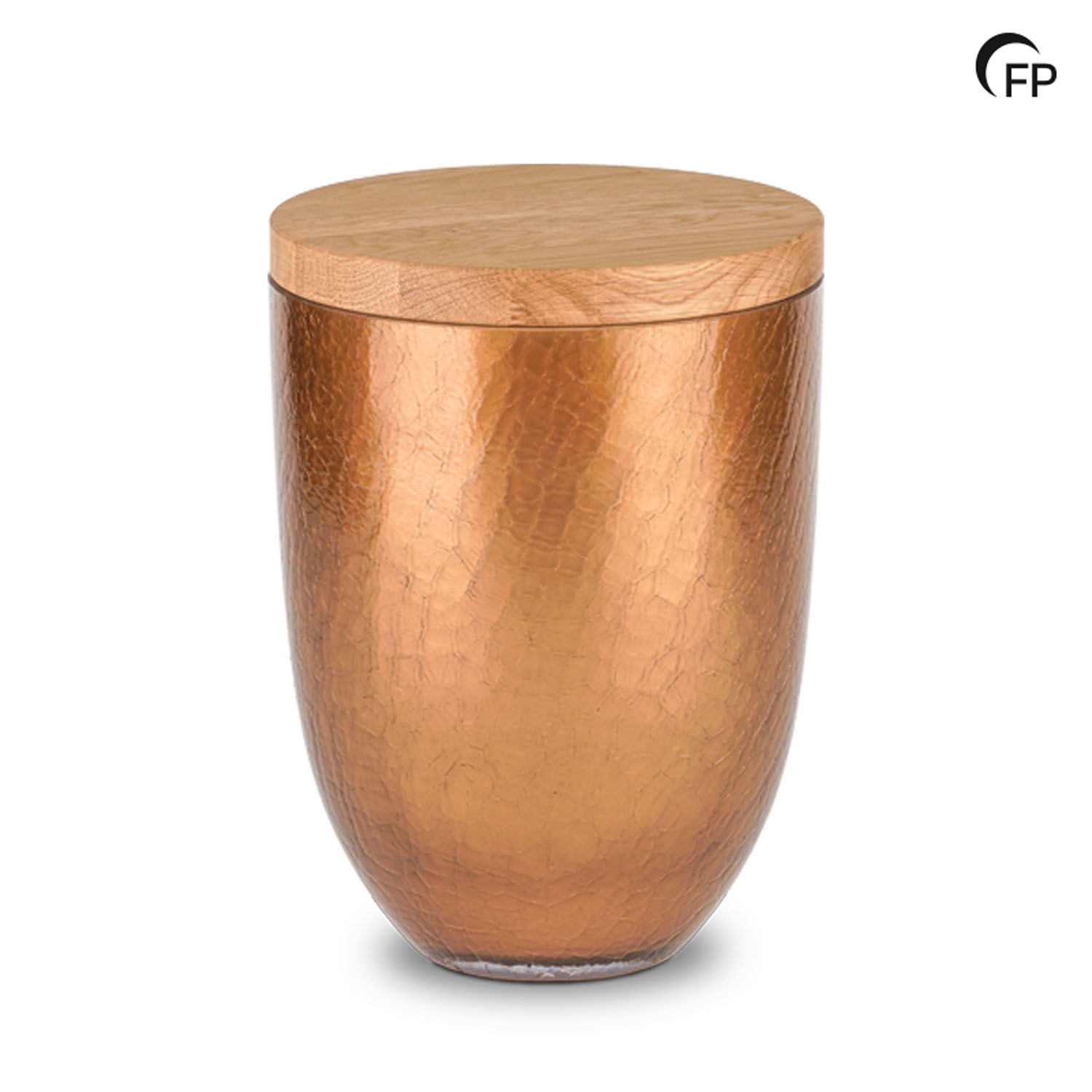 Glazen urn - Oak Crackel - 4,50 Liter Glazen urn - Oak Crackel - 4,50 Liter