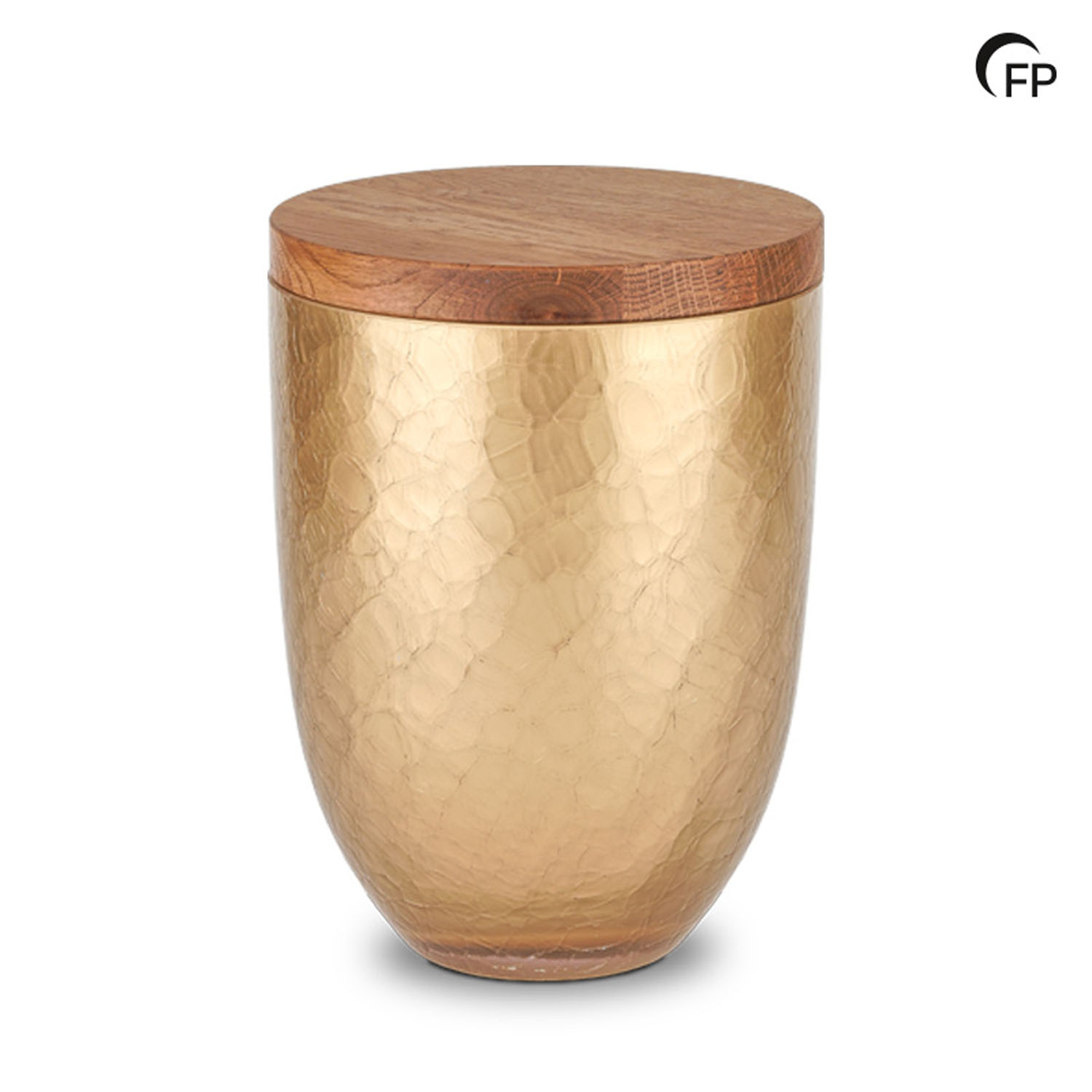 Glazen urn - Oak Crackel goud - 4,50 Liter Glazen urn - Oak Crackel goud - 4,50 Liter