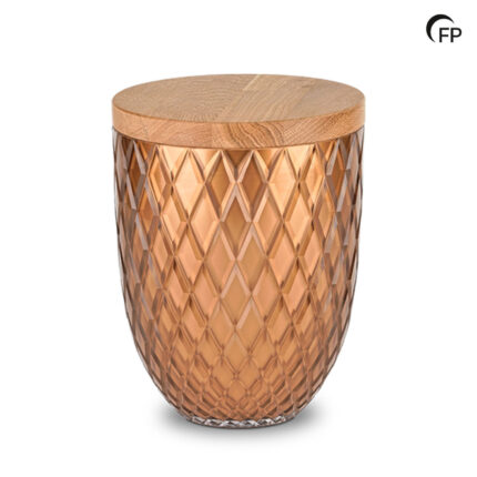 Glazen urn - Oak Harmony - 4,50 Liter