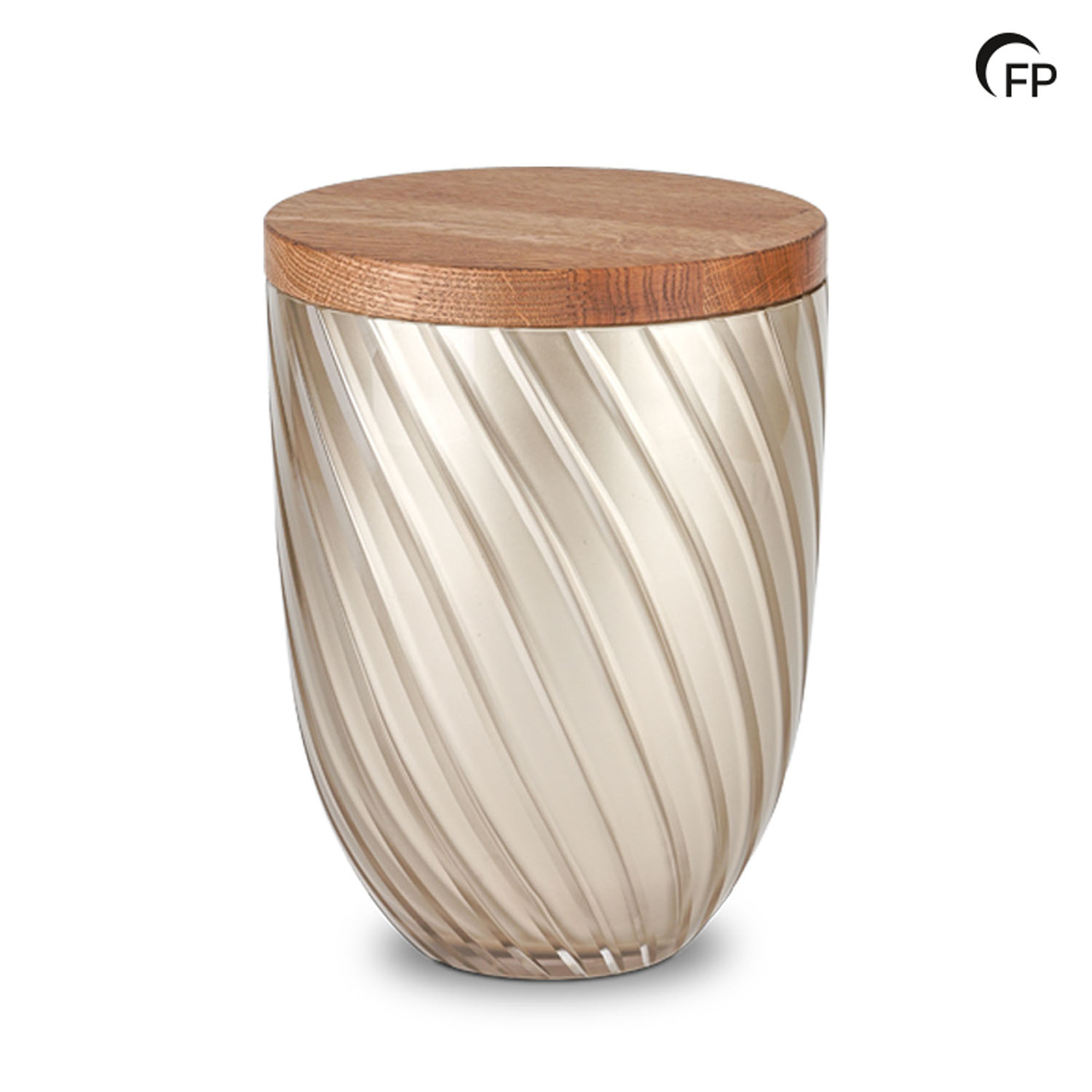 Glazen urn - Oak Serenity bruin - 4,50 Liter Glazen urn - Oak Serenity bruin - 4,50 Liter