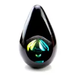 Glazen urn - Pandora yellow-green - 0,07 Liter