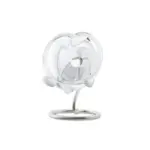 Glazen urn - Pebble heart transparant - 0,02 Liter