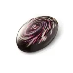 Glazen urn - Pebble medium ovaal bruin - 0,10 Liter