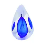Glazen urn - Reflection blue blauw - 0,06 Liter