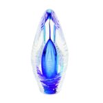 Glazen urn - Spirit glans blue blauw - 0,07 Liter