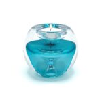 Glazen urn - Tealight tiffany blauw - 0,09 Liter