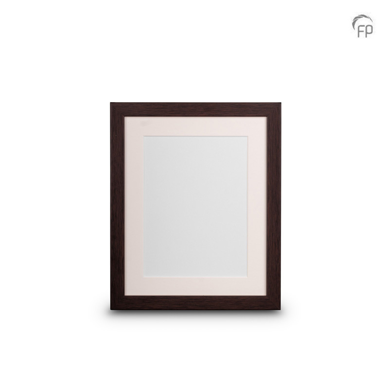 Houten urn - Fotolijst groot 20x25 cm bruin Houten urn - Fotolijst groot 20x25 cm bruin