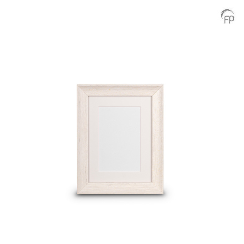 Houten urn - Fotolijst klein 15x20 cm wit Houten urn - Fotolijst klein 15x20 cm wit