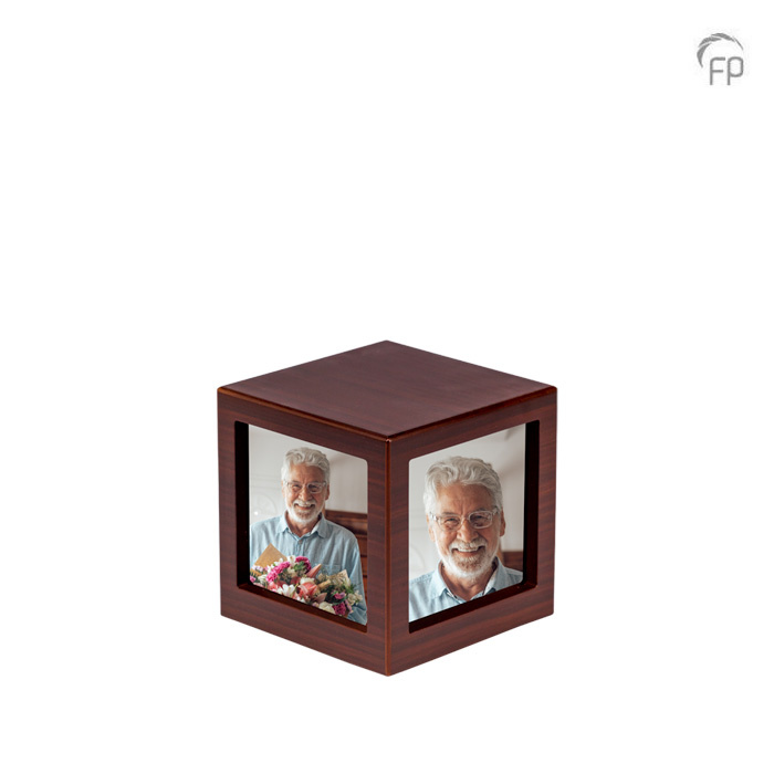 Houten urn - groot bruin - 1,40 Liter Houten urn - groot bruin - 1,40 Liter