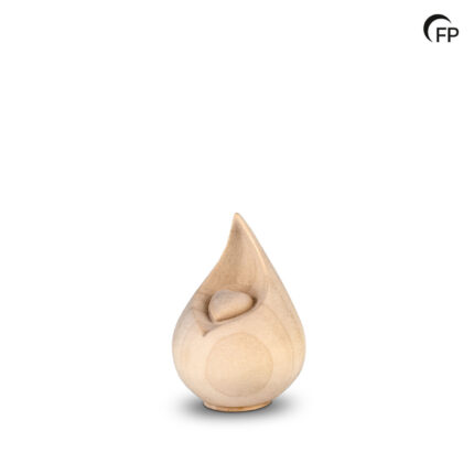 Houten urn - keepsake Celest bruin - 0,02 Liter
