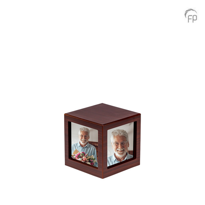 Houten urn - Medium bruin - 0,70 Liter Houten urn - Medium bruin - 0,70 Liter