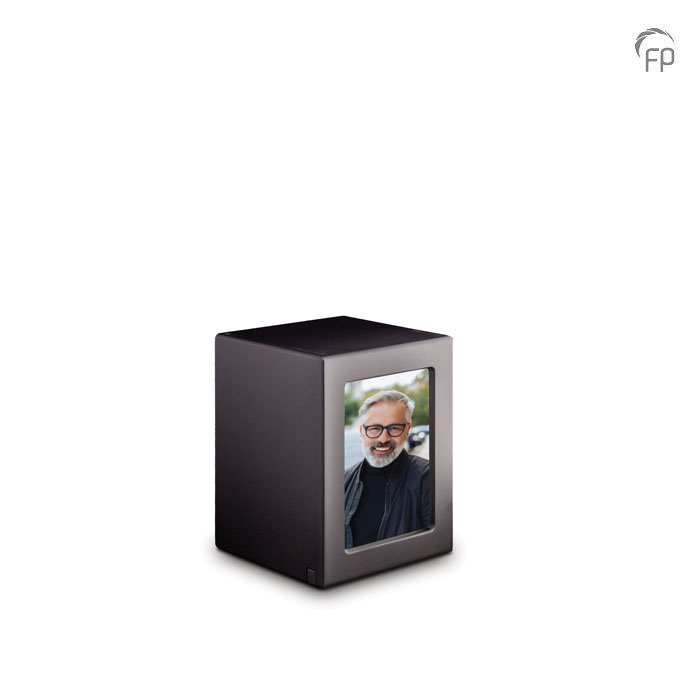 Houten urn - Medium zwart - 1,50 Liter Houten urn - Medium zwart - 1,50 Liter