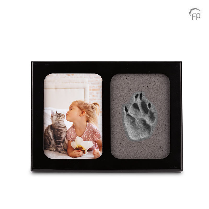 Houten urn - Paw Scan Fotolijst zwart Houten urn - Paw Scan Fotolijst zwart