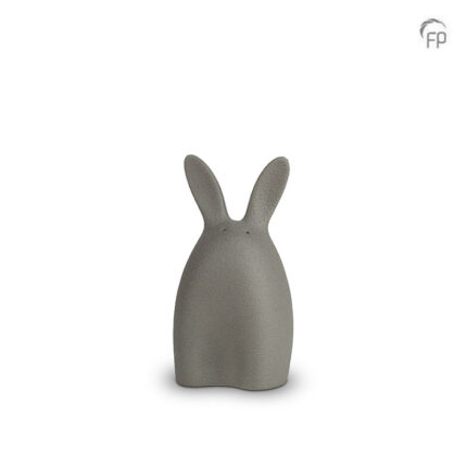 Keramische dierenurn - grijs - 0,25 Liter