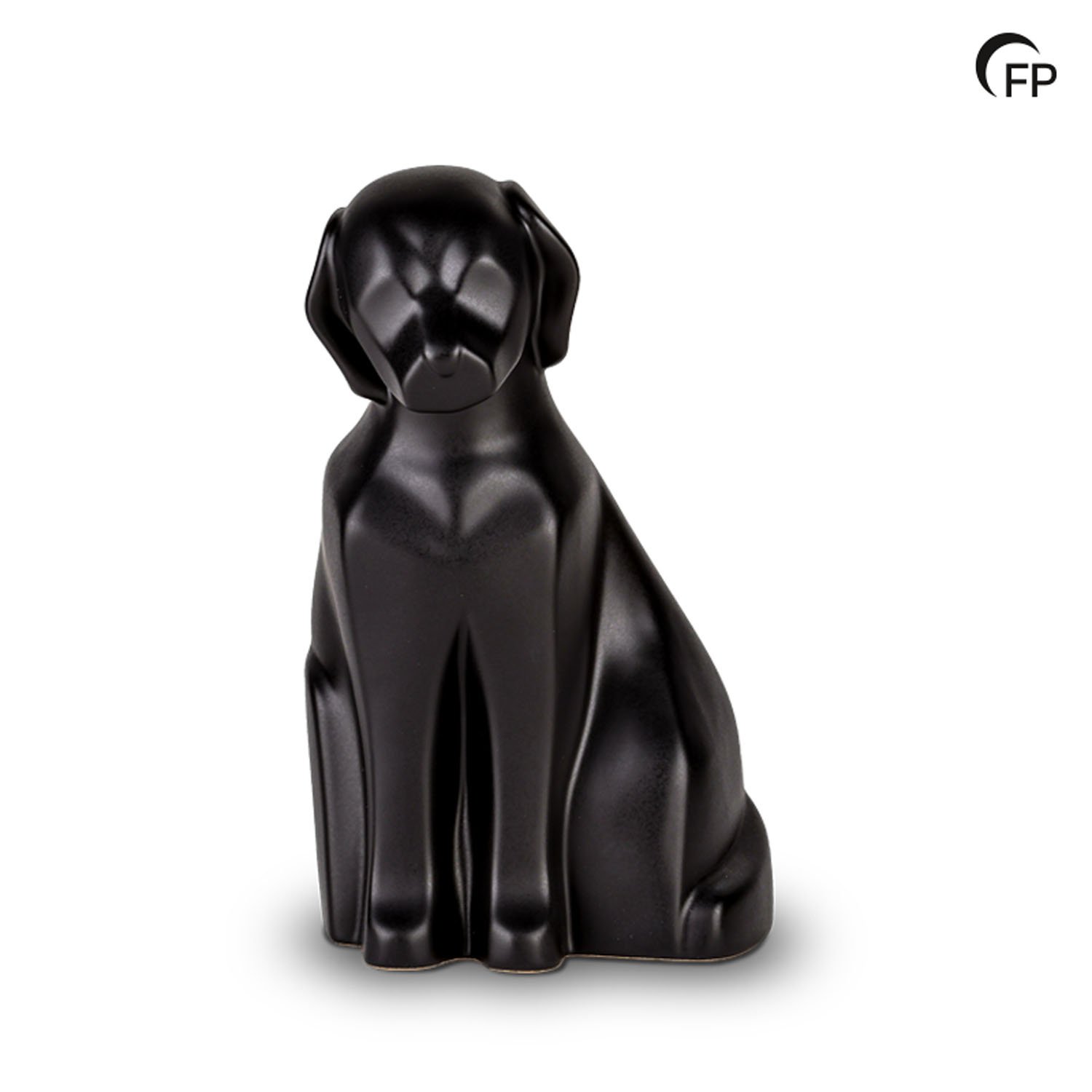 Keramische dierenurn - Hond mat zwart - 1,80 Liter Keramische dierenurn - Hond mat zwart - 1,80 Liter