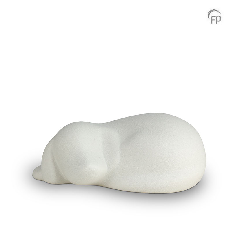 Keramische dierenurn - wit - 0,60 Liter Keramische dierenurn - wit - 0,60 Liter