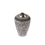 Keramische urn - Balance-line Cone small Carbon Grey grijs - 0,40 Liter