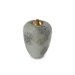 Keramische urn - Balance-line Cone small Ocean Blue blauw - 0,04 Liter