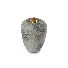 Keramische urn - Balance-line Cone small Ocean Blue blauw - 0,04 Liter Keramische urn - Balance-line Cone small Ocean Blue blauw - 0,04 Liter