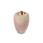 Keramische urn - Balance-line Cone small Rainbow red rood - 0,40 Liter