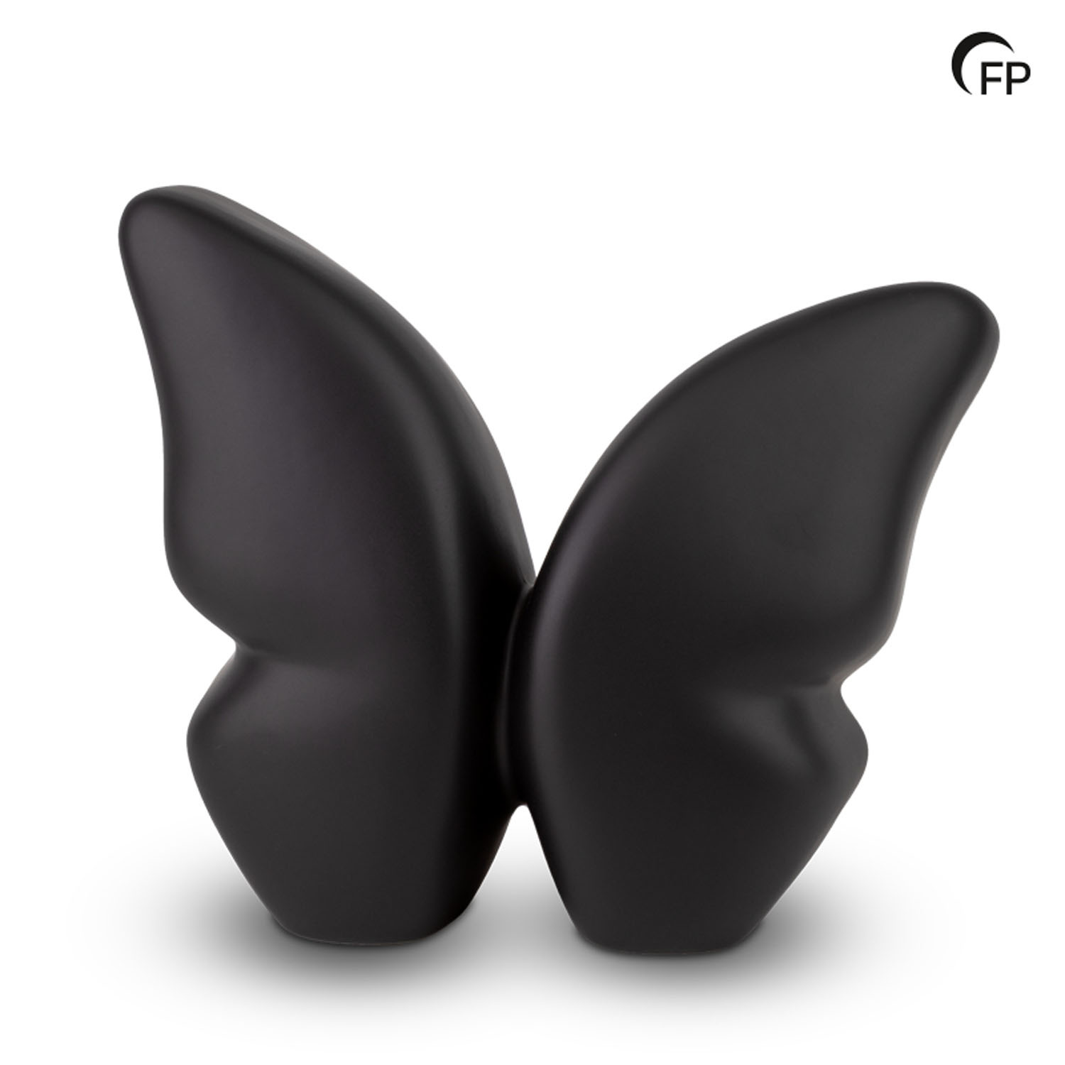 Keramische urn - Butterfly zwart - 5,20 Liter Keramische urn - Butterfly zwart - 5,20 Liter