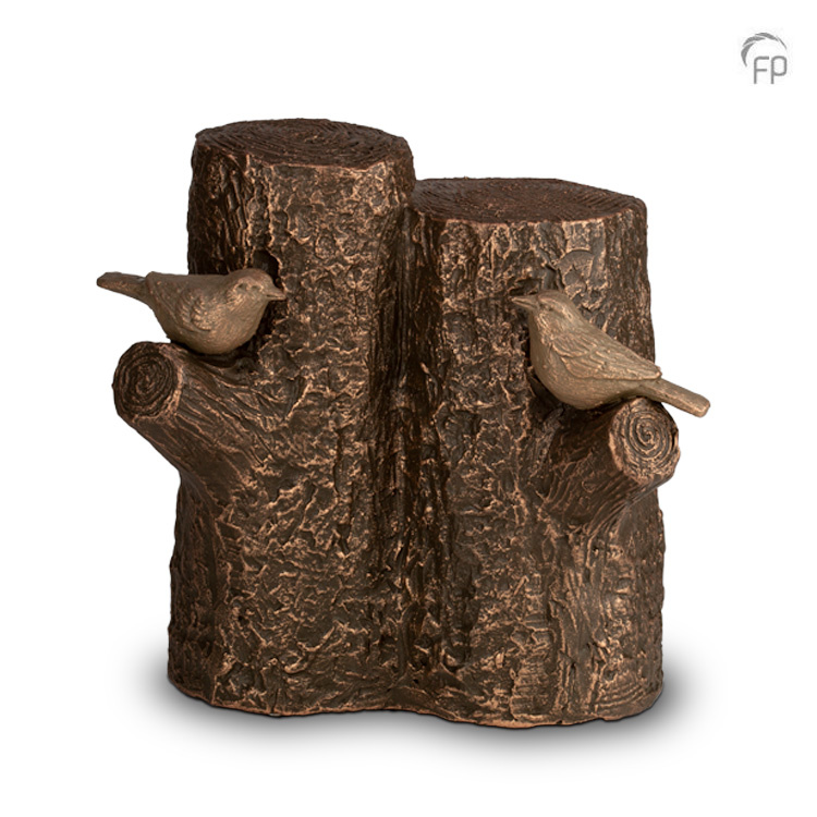 Keramische urn - D Duo brons Levensboom - 3 Liter Keramische urn - D Duo brons Levensboom - 3 Liter
