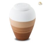 Keramische urn - EarthBrown Eco Pigment - 4,01 Liter