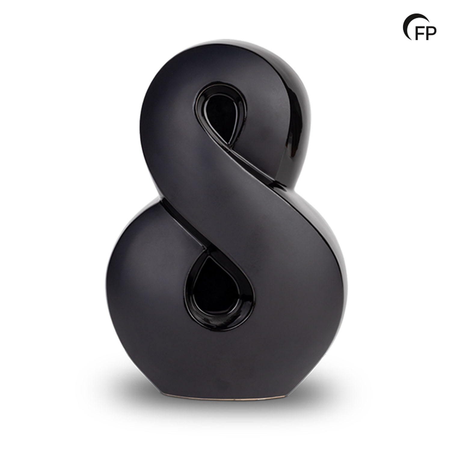 Keramische urn - Infinity zwart - 5,20 Liter Keramische urn - Infinity zwart - 5,20 Liter
