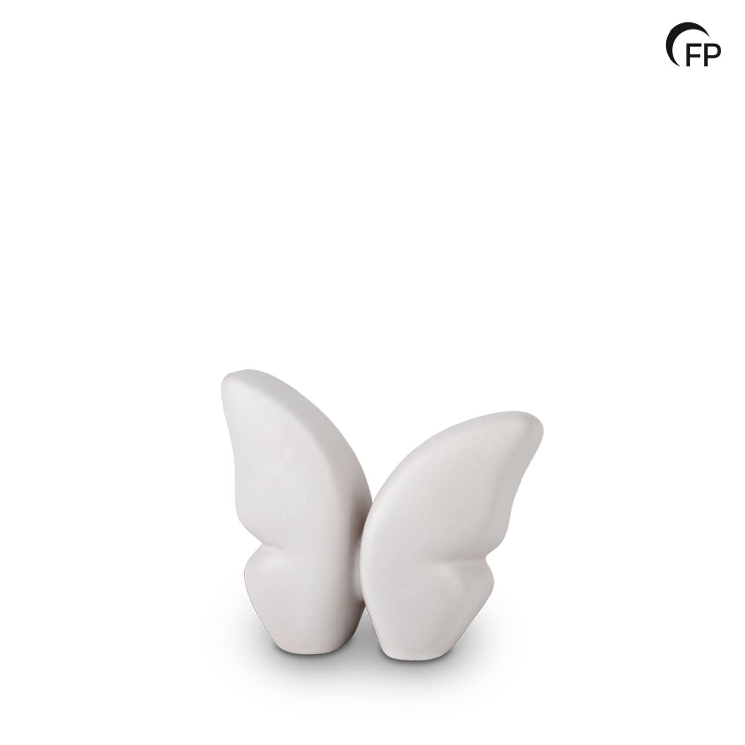 Keramische urn - keepsake Butterfly wit - 0,10 Liter Keramische urn - keepsake Butterfly wit - 0,10 Liter