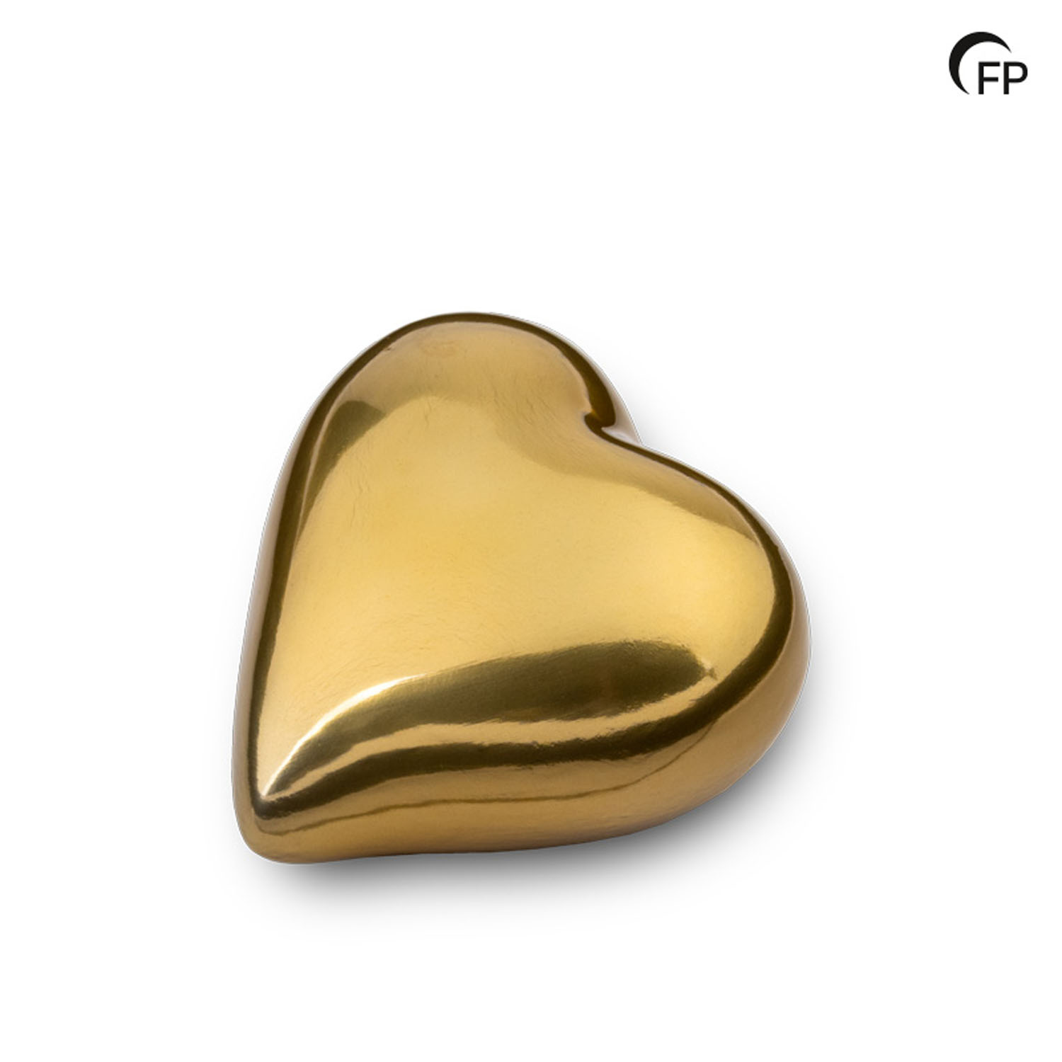 Keramische urn - keepsake Hart Goudkleur - 0,05 Liter Keramische urn - keepsake Hart Goudkleur - 0,05 Liter
