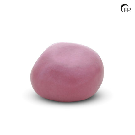Keramische urn - Knuffelkeitje mat roze - 0,05 Liter