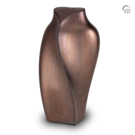 Keramische urn - kunst Heart to Heart brons - 3,50 Liter