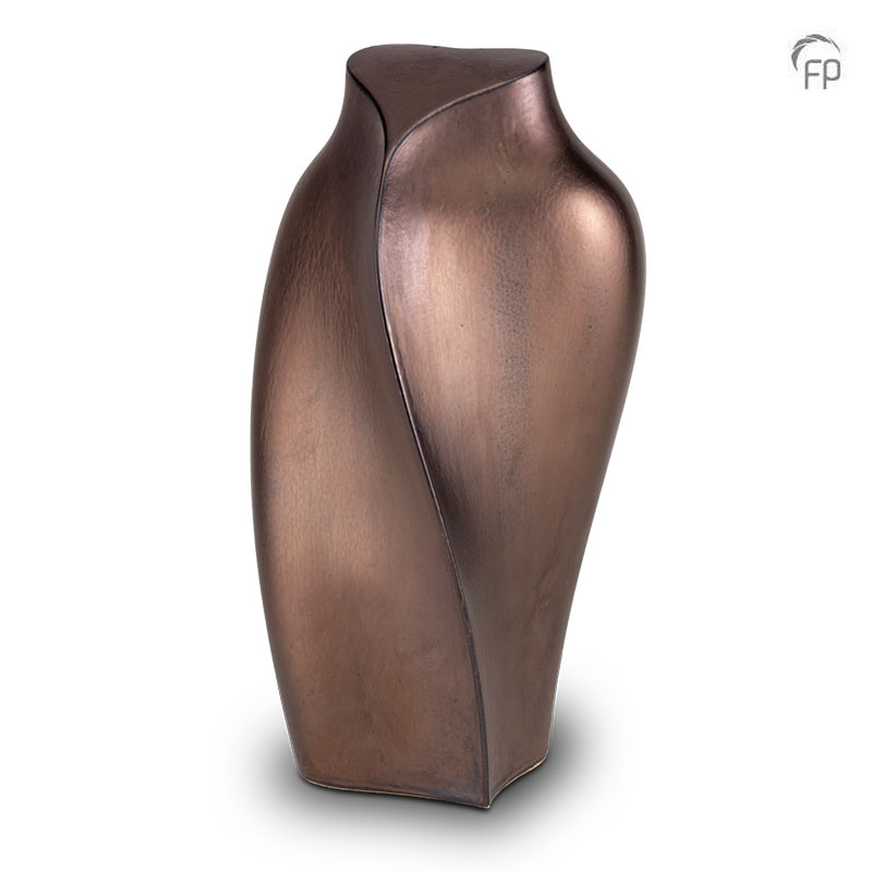 Keramische urn - kunst Heart to Heart brons - 3,50 Liter Keramische urn - kunst Heart to Heart brons - 3,50 Liter
