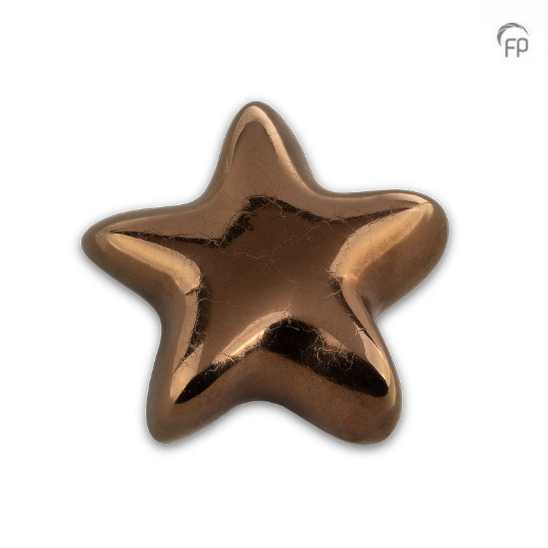 Keramische urn - kunst keepsake Asteri brons - 0,05 Liter Keramische urn - kunst keepsake Asteri brons - 0,05 Liter