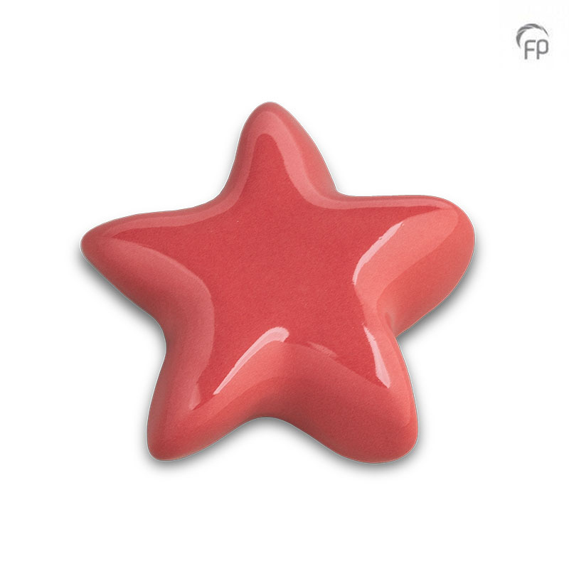 Keramische urn - kunst keepsake Asteri roze - 0,05 Liter Keramische urn - kunst keepsake Asteri roze - 0,05 Liter