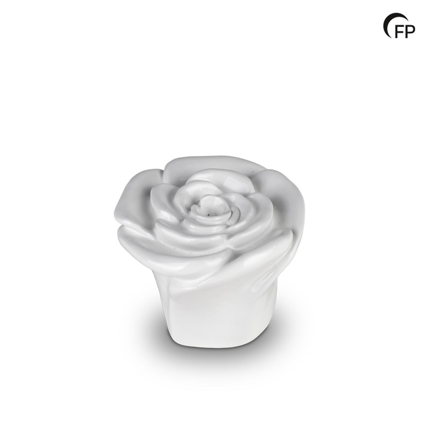 Keramische urn - kunst keepsake Rosa wit - 0,05 Liter Keramische urn - kunst keepsake Rosa wit - 0,05 Liter